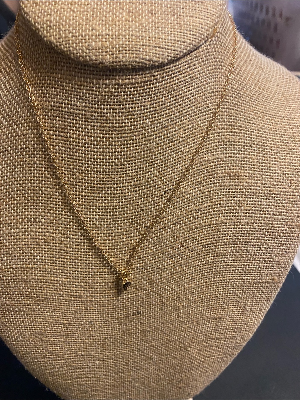 Delicate Gold Butterfly Pendant Necklace - Women Jewelry